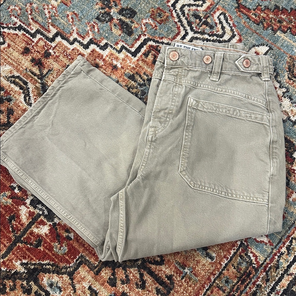 We The Free Palmer Cuffed Jeans - Color: Savannah Khaki